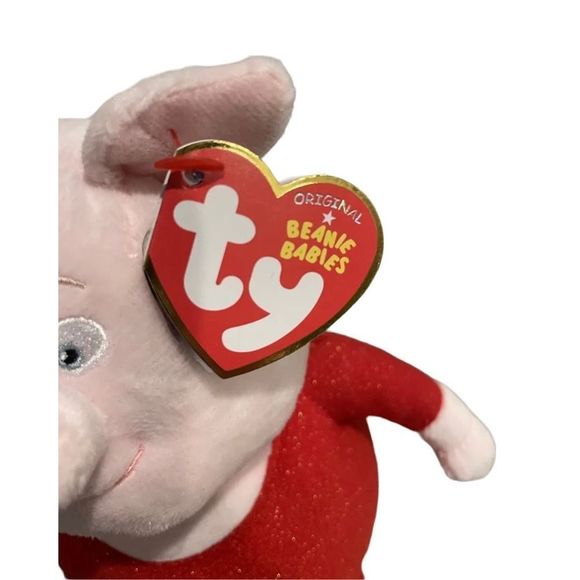 Ty Beanie Babies Gunter Pig Sing Movie 7" Tall Universal Studios New With Tags - Picture 4 of 8